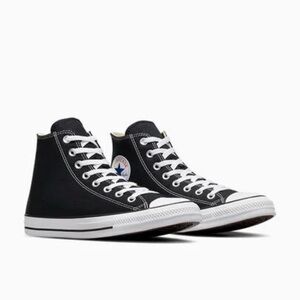 Converse Black and White High-Top Sneakers